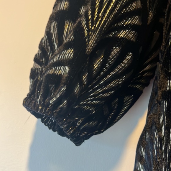 Alice + Olivia Arla Cold Shoulder Velvet Cutout Dress - Picture 8 of 12